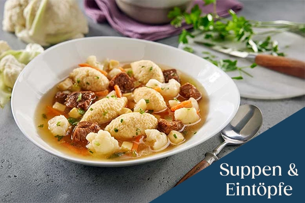 zu den Suppen und Eintöpfen